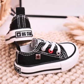 Tênis infantil clássico baixo Big Star HH374194 preto 1