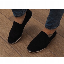 Tênis Lycra D16M Preto Slip-On 1