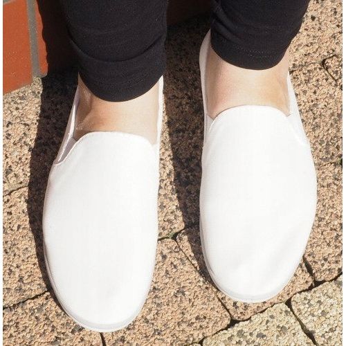 Tênis Lycra BL181-2 Branco Slip-On 1