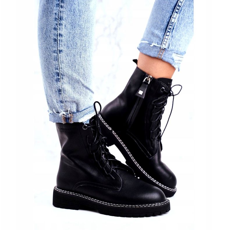 Botas femininas Big Star pretas GG274596 preto 1