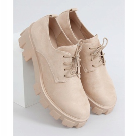 Mocassins de sola alta NC1120 Bege 1