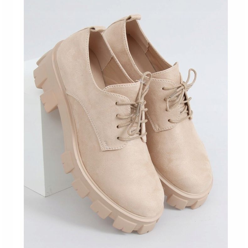 Mocassins de sola alta NC1120 Bege 1