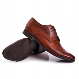 Bednarek Polish Shoes Chinelos masculinos de couro marrom 1
