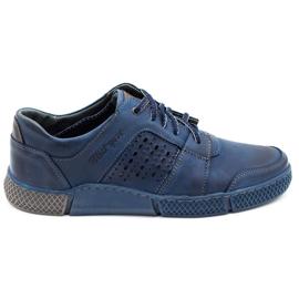 Polbut Sapatos perfurados masculinos J70 azul marinho azul-marinho 1