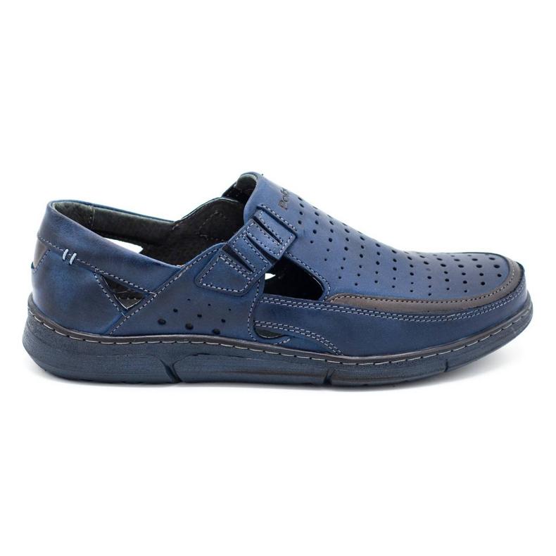 Polbut Sapatos abertos de verão masculino J73L azul marinho azul-marinho 1