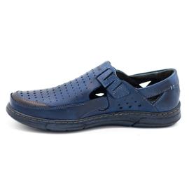 Polbut Sapatos abertos de verão masculino J73L azul marinho azul-marinho 2