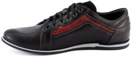 Sapatos casuais masculinos 1476G pretos 2