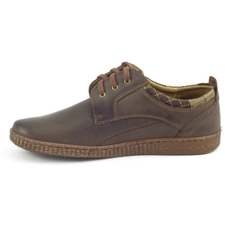 Sapatos masculinos casuais 287M marrom 2