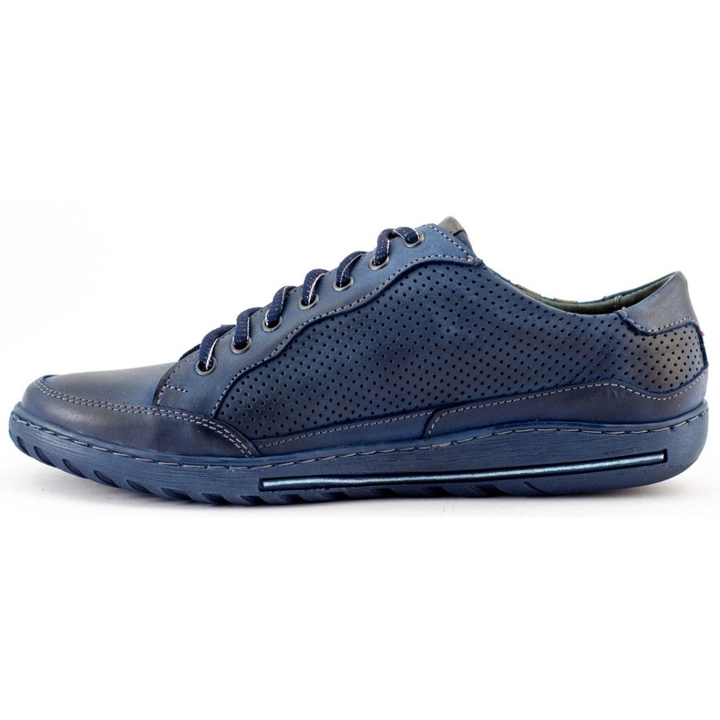 Polbut Sapatos masculinos casuais JOK31 azul marinho 1