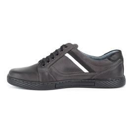 Polbut Sapatos masculinos J47 cinza 1
