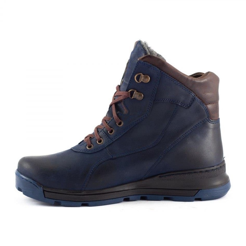 Polbut Sapatos de inverno masculino J63s azul marinho 1