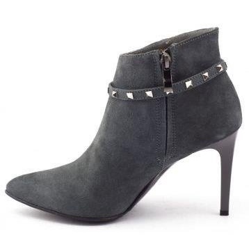 Botas femininas Neścior 092-R grafite camurça preto 1