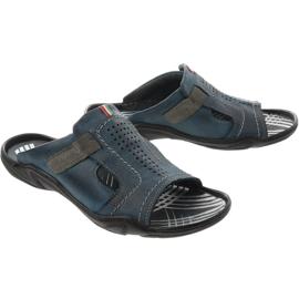 Chinelos masculinos 307 azul marinho azul-marinho 1