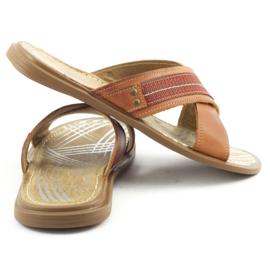 Chinelos masculinos 330 castanhos marrom 2