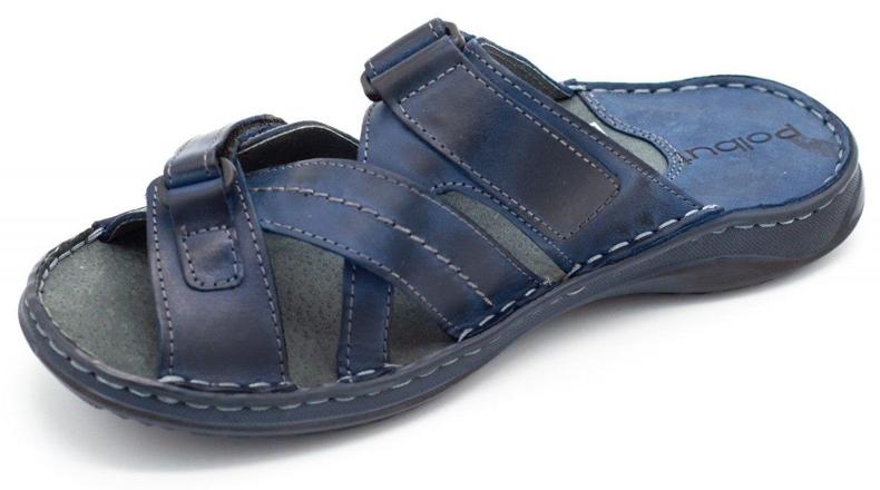 Polbut Chinelos masculinos SA06 azul marinho azul-marinho 2