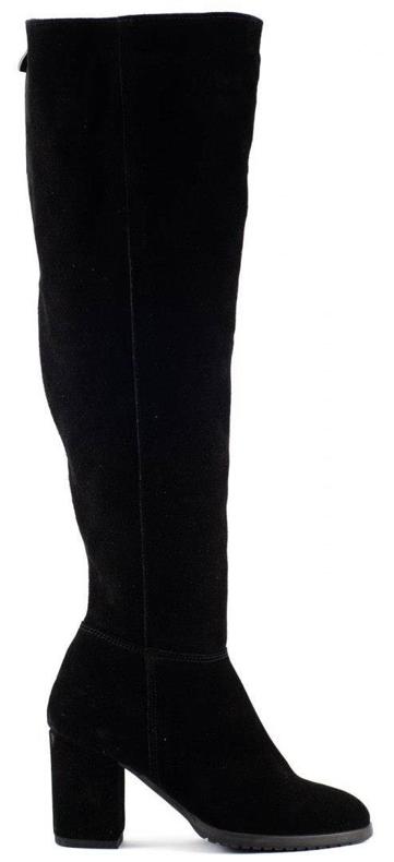 Saway Botas femininas no poste 63-W pretas preto 1