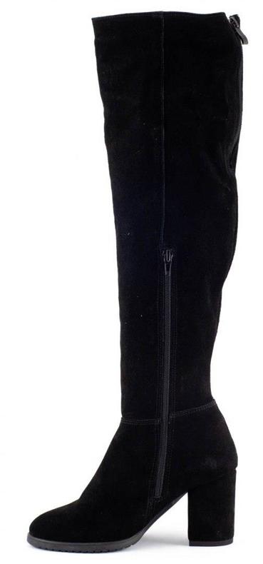 Saway Botas femininas no poste 63-W pretas preto 2