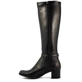 Lizard Botas pretas de inverno para mulheres 03854 preto 2