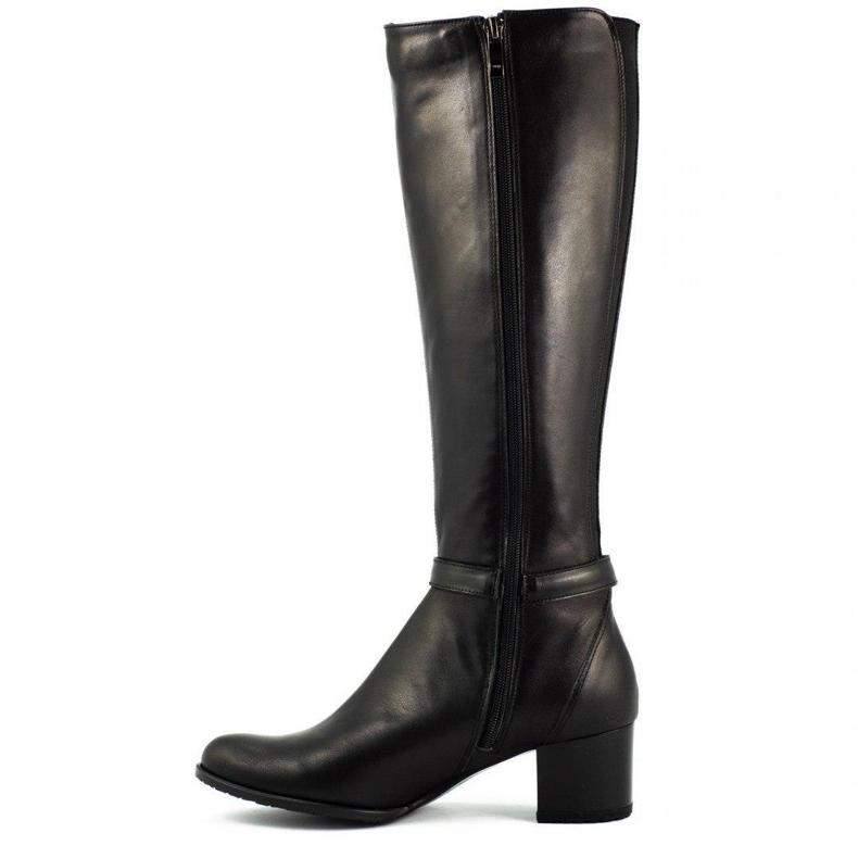 Lizard Botas pretas de inverno para mulheres 03854 preto 2