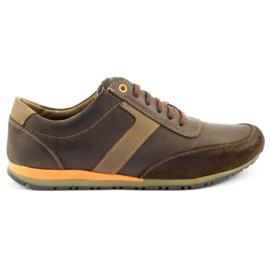 Sapatos masculinos marrons 293GT marrom 1