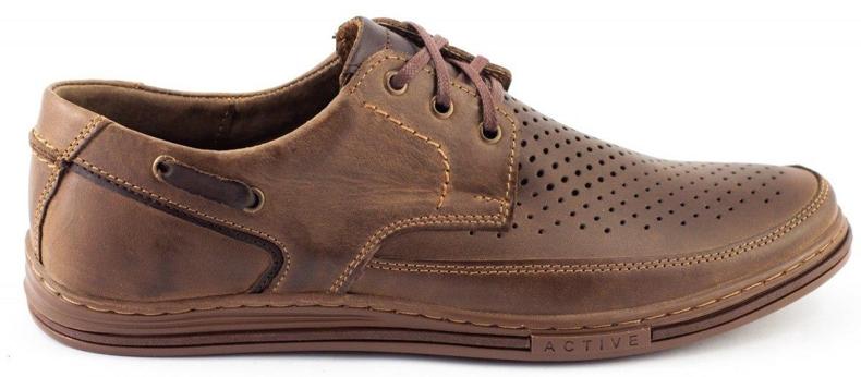 Polbut Sapatos masculinos abertos J44L marrom 1