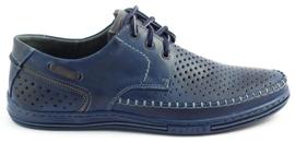 Polbut Sapatos perfurados masculinos J44L Pł azul marinho 1