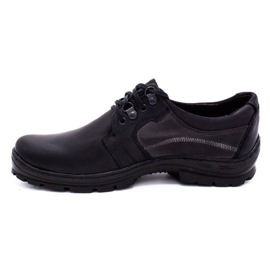 Polbut Sapatos masculinos casuais pretos K19 1