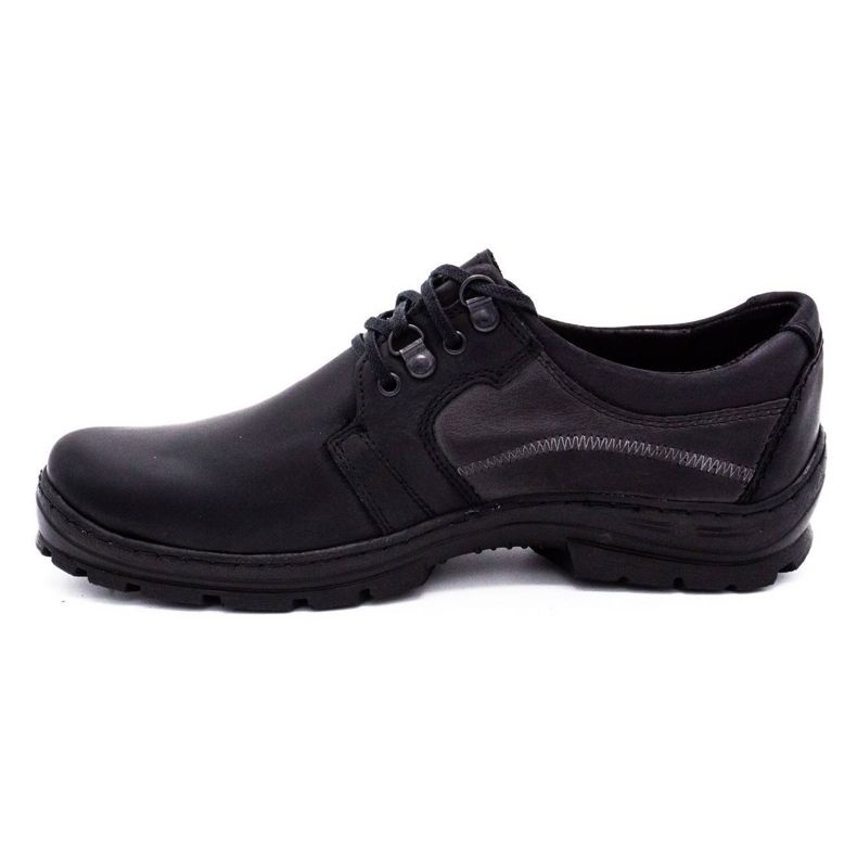 Polbut Sapatos masculinos casuais pretos K19 1