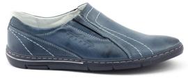 Polbut Sapatos masculinos deslizantes K5 azul marinho azul-marinho 1