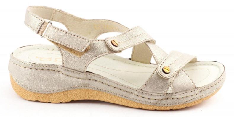 Dolce Pietro Sandálias douradas femininas 2014 dourado 1