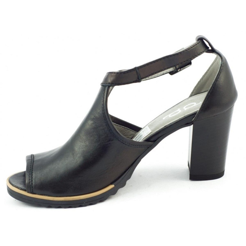 Dolce Pietro Sandálias pretas no posto 1022 preto 1