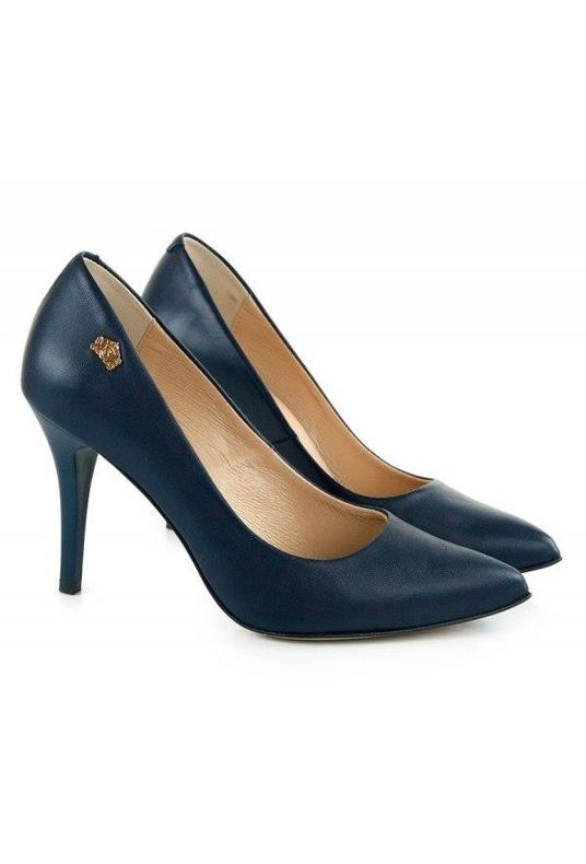 Saway Salto alto feminino 2333 azul marinho 2