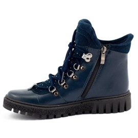 Dolce Pietro Botas femininas 2055 azul marinho 1