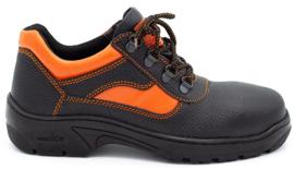 ŁUKPOL Sapatos masculinos de trabalho curtos com biqueira preto 1