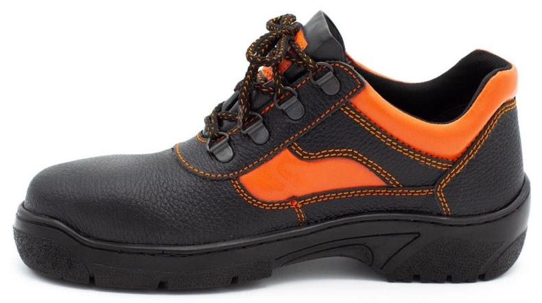 ŁUKPOL Sapatos masculinos de trabalho curtos com biqueira preto 2