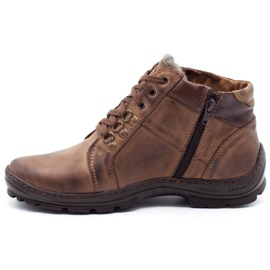Mario Pala Sapatos de inverno masculinos 311 MP marrons castanho 1