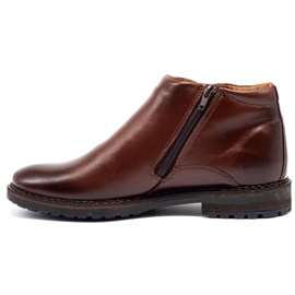 Mario Pala Botas de inverno masculinas marrons de 293 MP castanho 1