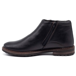 Mario Pala Botas de inverno masculinas negras de 293 MP preto 1