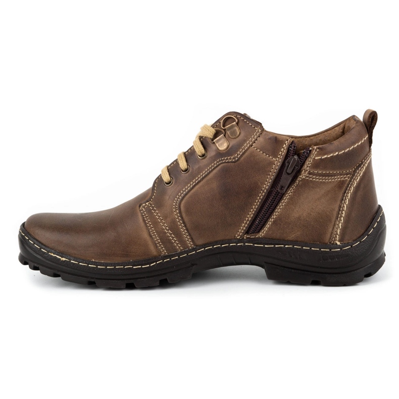 Joker 592 sapatos masculinos marrons de inverno marrom 1