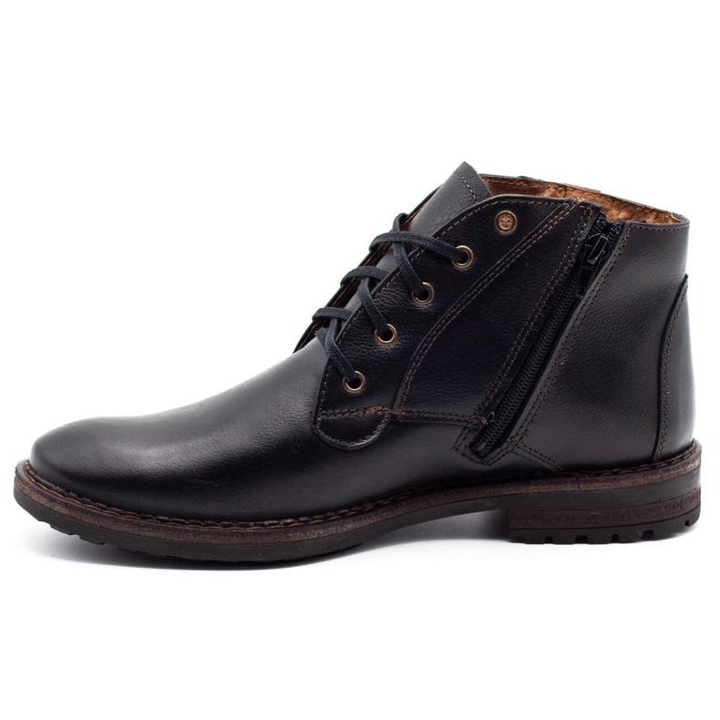 Mario Pala Botas de inverno masculinas negras 911 MP preto 2