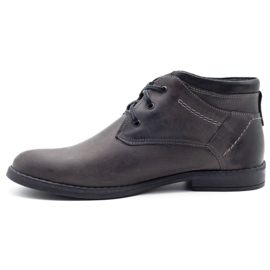 Polbut Sapatos isolados cinza masculinos J38S 1
