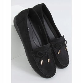 Mocassins femininos negros RQ-2 Preto 1