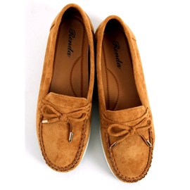 BM Mocassins Camel RQ-2 Camel femininos castanho 2