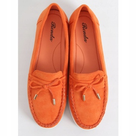 Mocassins femininos laranja RQ-2 Orange 1