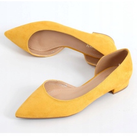 Honey cut ballerinas MM-593 Yellow amarelo 1