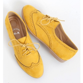 Mocassins de amarrar H110 Mostaza amarelo 1