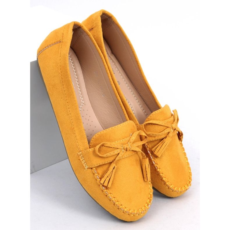 BM Mocassins de mel feminino XR-1R2 amarelo 1
