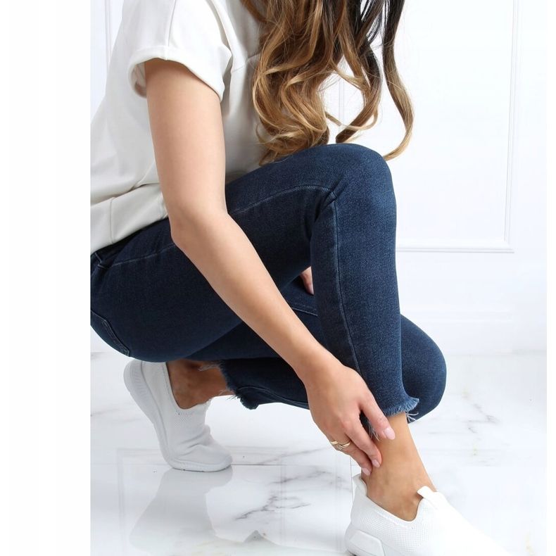 Meias esportivas brancas C9273 Blanco branco 2