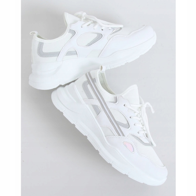Sapatos esportivos brancos B0-560 Branco 1