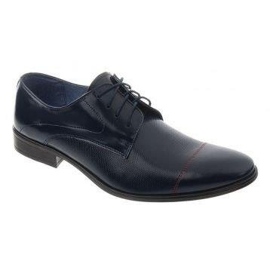 Sapatos formais masculinos 199 azul marinho azul-marinho 1